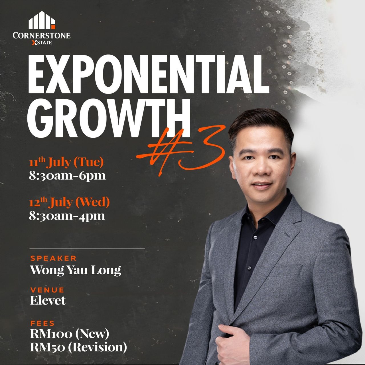 Exponential Growth #3 Your Real Estate Biz by Mr Wong Yau Long